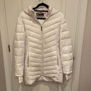 Spyder White Long Puffer US Size M